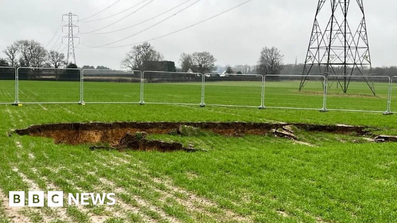 HS2 Chiltern Tunnel sinkholes appear in Buckinghamshire