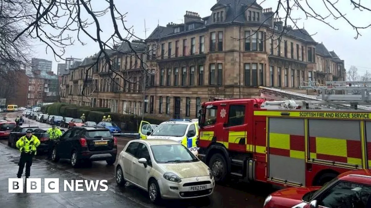 Man charged with explosives offences after Glasgow flats evacuated