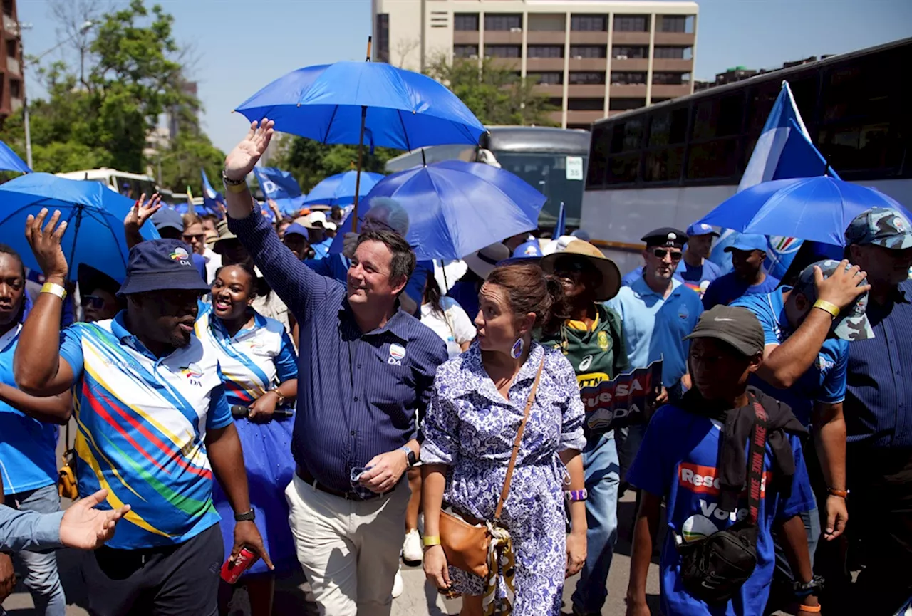 DA vows to 'rescue SA' from ANC rule at manifesto launch