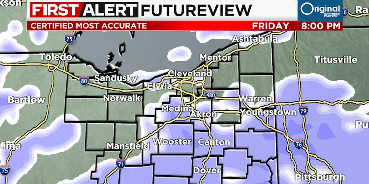 19 First Alert Weather Day: System snow tonight, lake effect snow Saturday