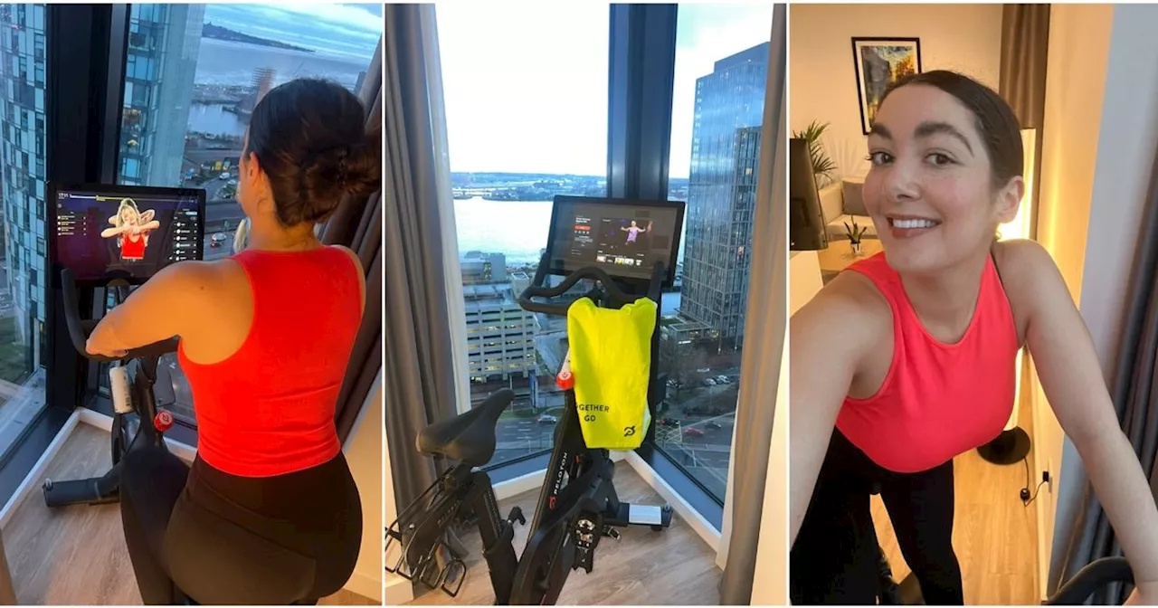 Innside luxury hotel where you can use a Peloton in your room