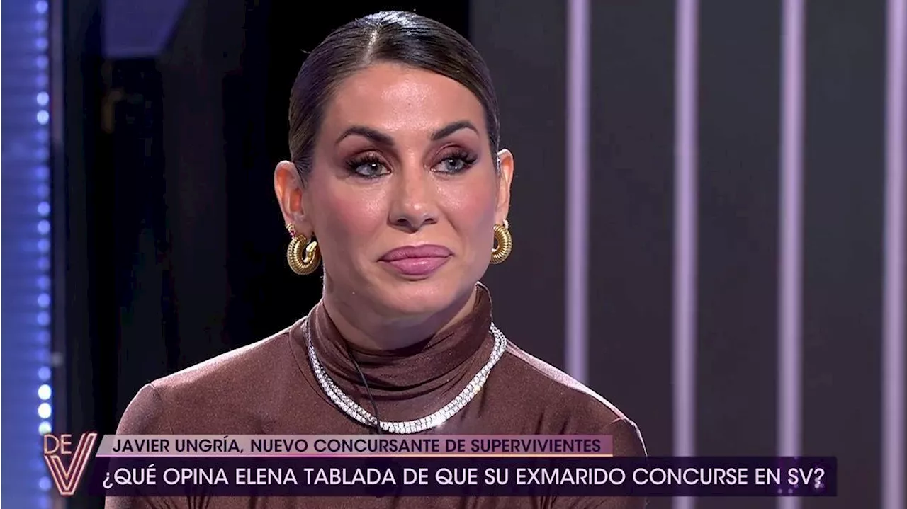 Elena Tablada reacciona a la participación de Javier Ungría en 'Supervivientes': 'No me ha dicho nada'