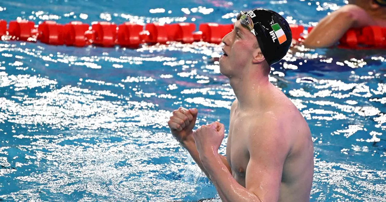 ‘I love pressure’: How Daniel Wiffen is seizing the moment on the world swimming stage