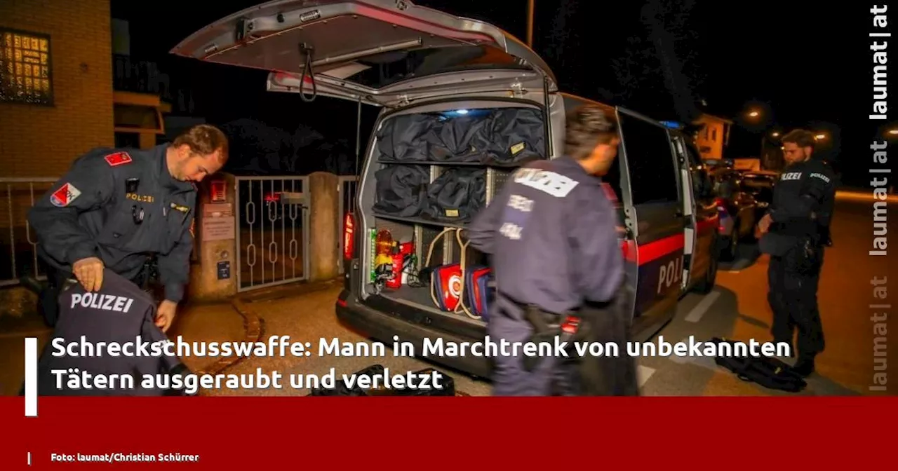 Schreckschusswaffe: Mann in Marchtrenk von unbekannten Tätern ausgeraubt und verletzt