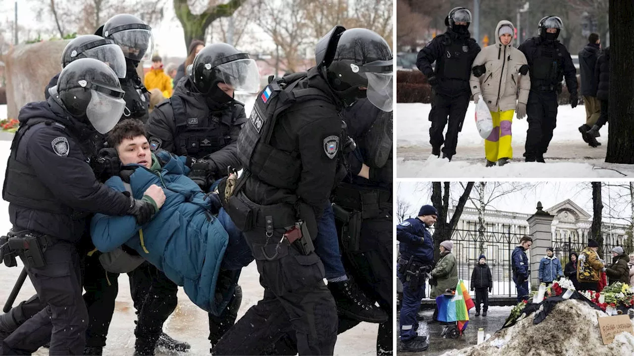 Alexei Navalny’s body ‘missing from morgue’ as Russian police arrest more than 200 in protest crackdown