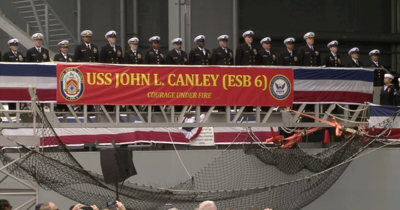 USS John L. Canley officially joins the fleet, ready to hit the Pacific