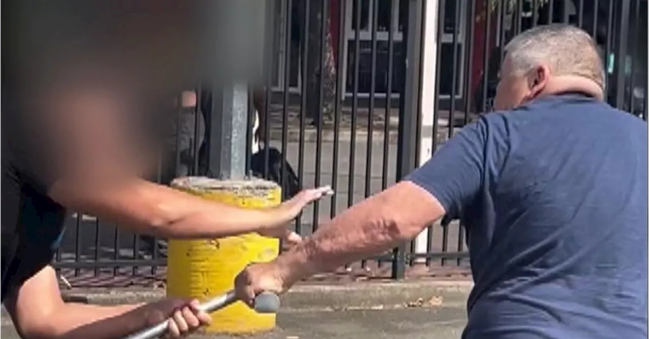 Teen charged after fight allegedly involving grandfather's crutch in Sydney's west