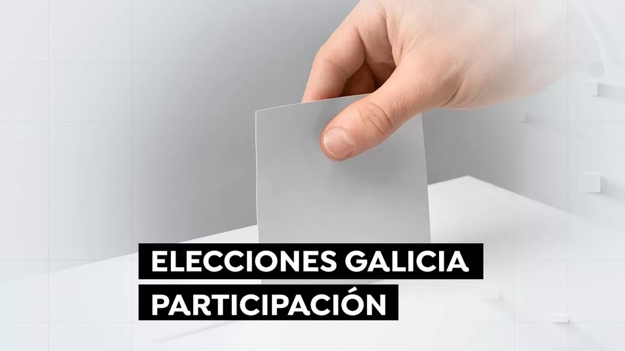 La participación en las elecciones de Galicia a las 17:00 se sitúa en el 49,3%, 6,16 puntos más que en 2020