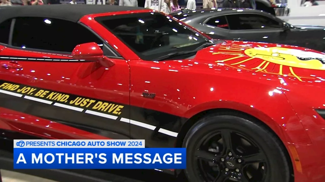 Chicago Auto Show: 'Jenna's Joy' red Camaro memorial warns about danger of distracted driving