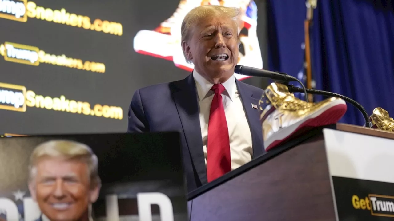 Donald Trump Unveils Trump-Branded Sneakers at Sneaker Con