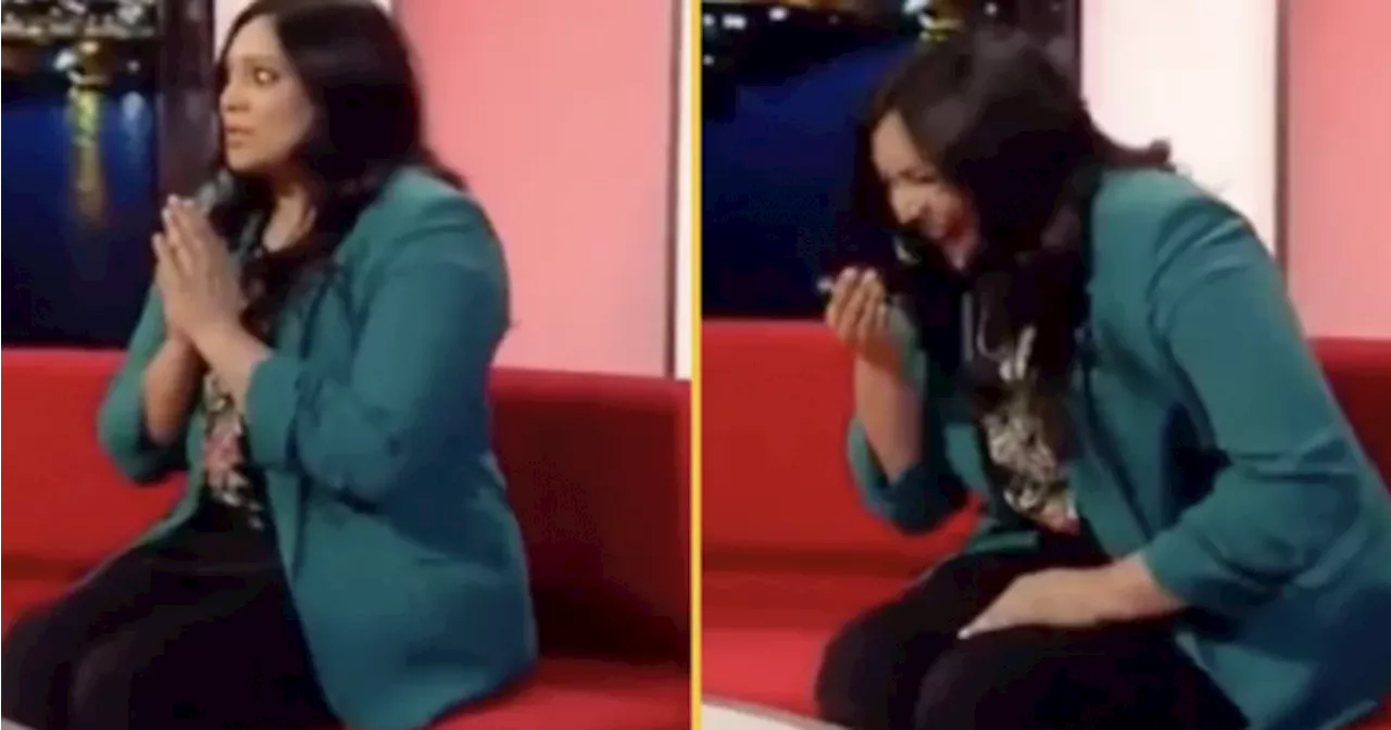 BBC Weather presenter accidentally reveals surprise party on live TV