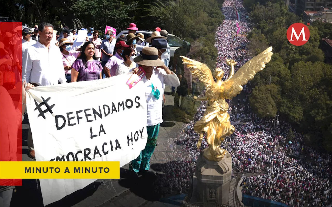 Marcha por Nuestra Democracia HOY 18 de febrero 2024 EN VIVO