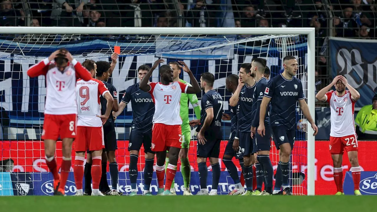 Twaalfde titel op rij uit zicht voor Bayern na nieuw verlies én rood Upamecano