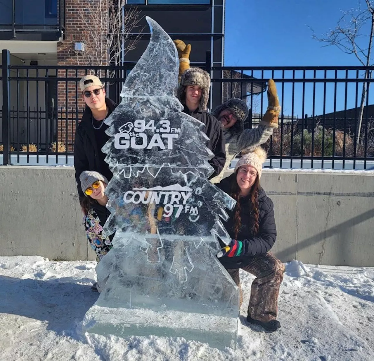 Sunny weather and happy faces at Winterfest in downtown Prince George