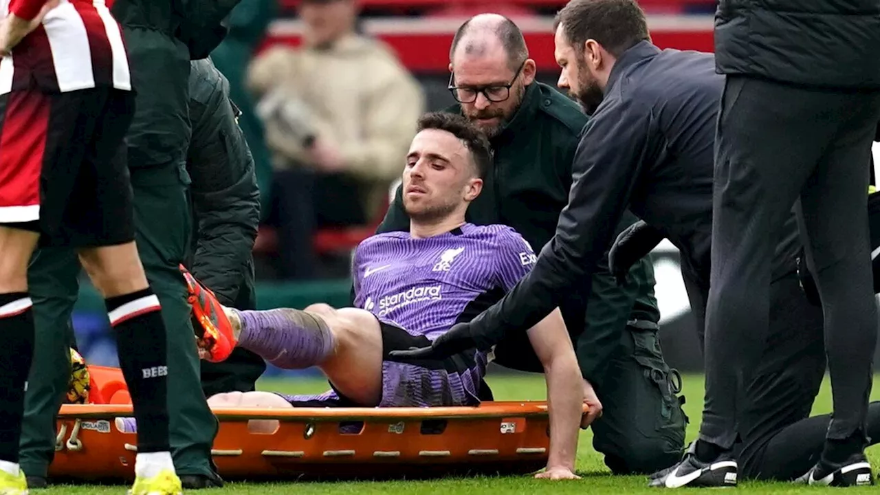 Liverpool injuries pile up as Diogo Jota, Curtis Jones and Darwin Nunez come off at Brentford