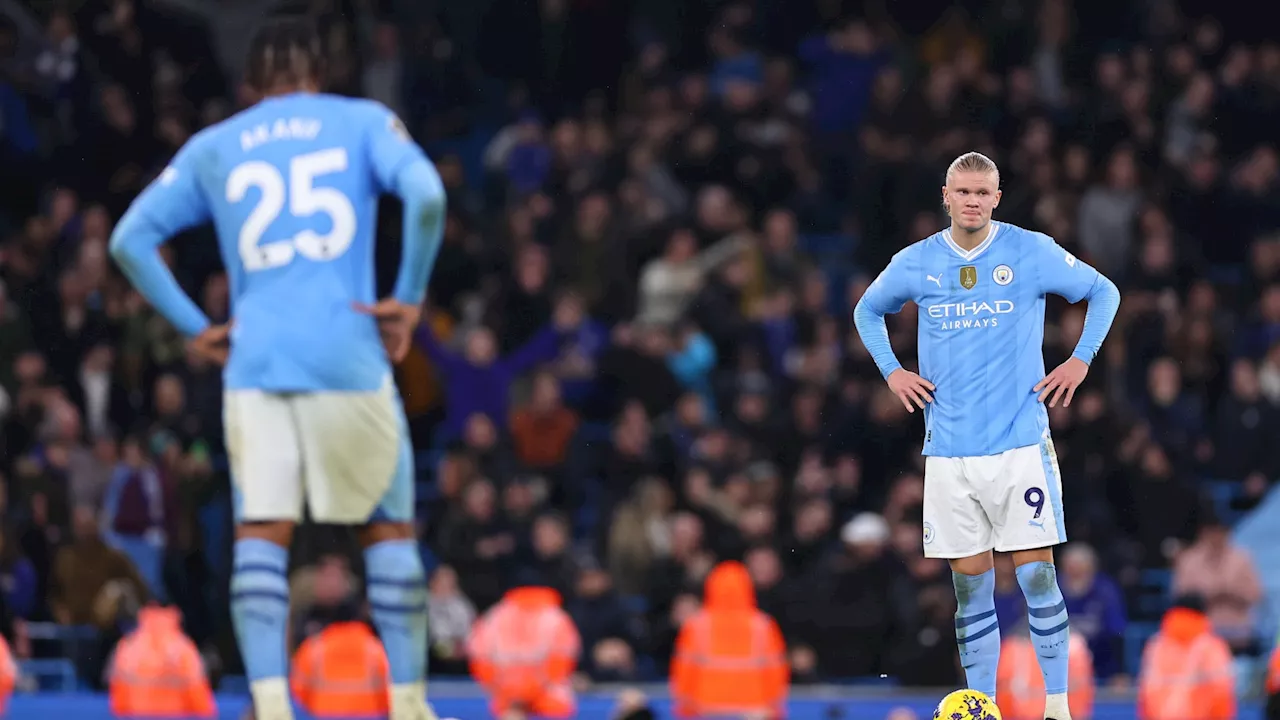 Man City denied late penalty as Pep Guardiola’s side drop points in Premier League title race against C...