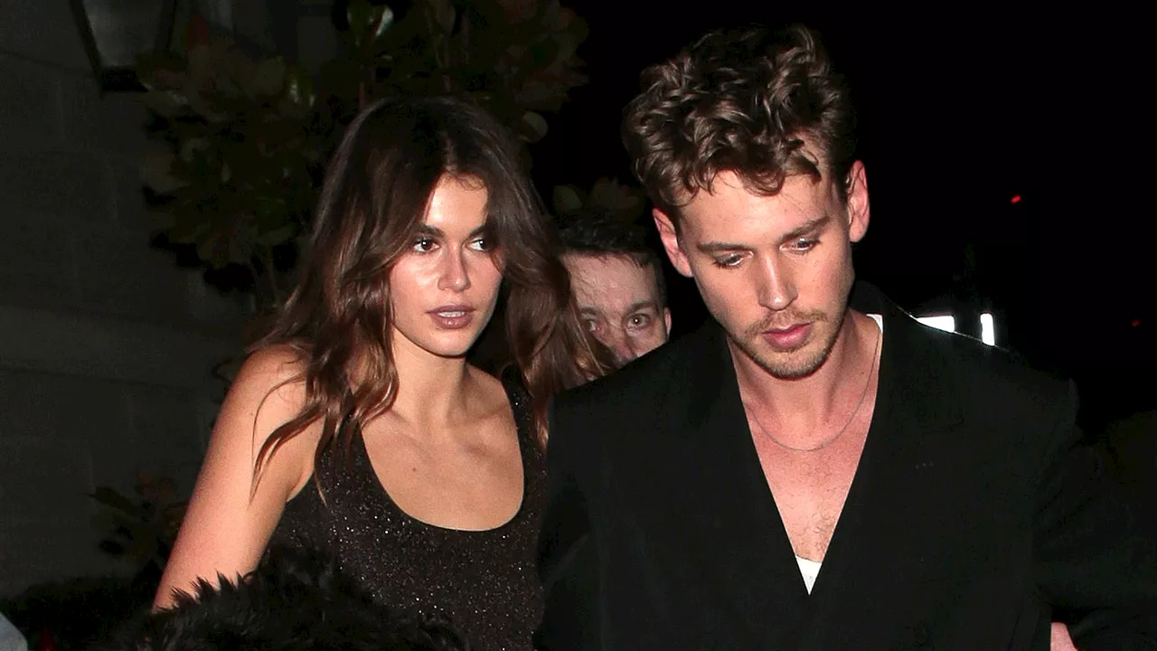 Austin Butler and Kaia Gerber Hold Hands During Rare Public Outing for Dune: Part Two