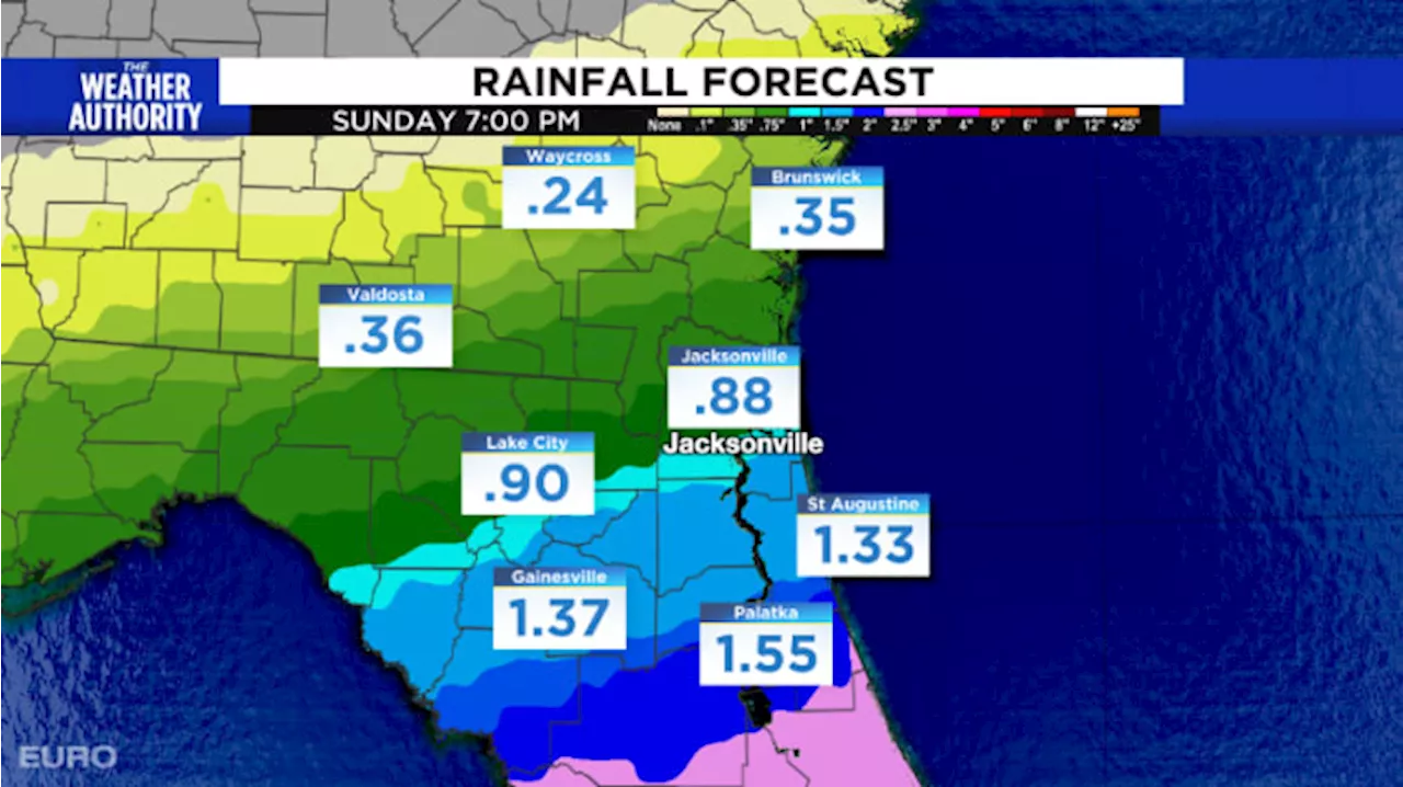 Impact Weather Day: Rain is the name of the game this weekend in Northeast, Central Florida