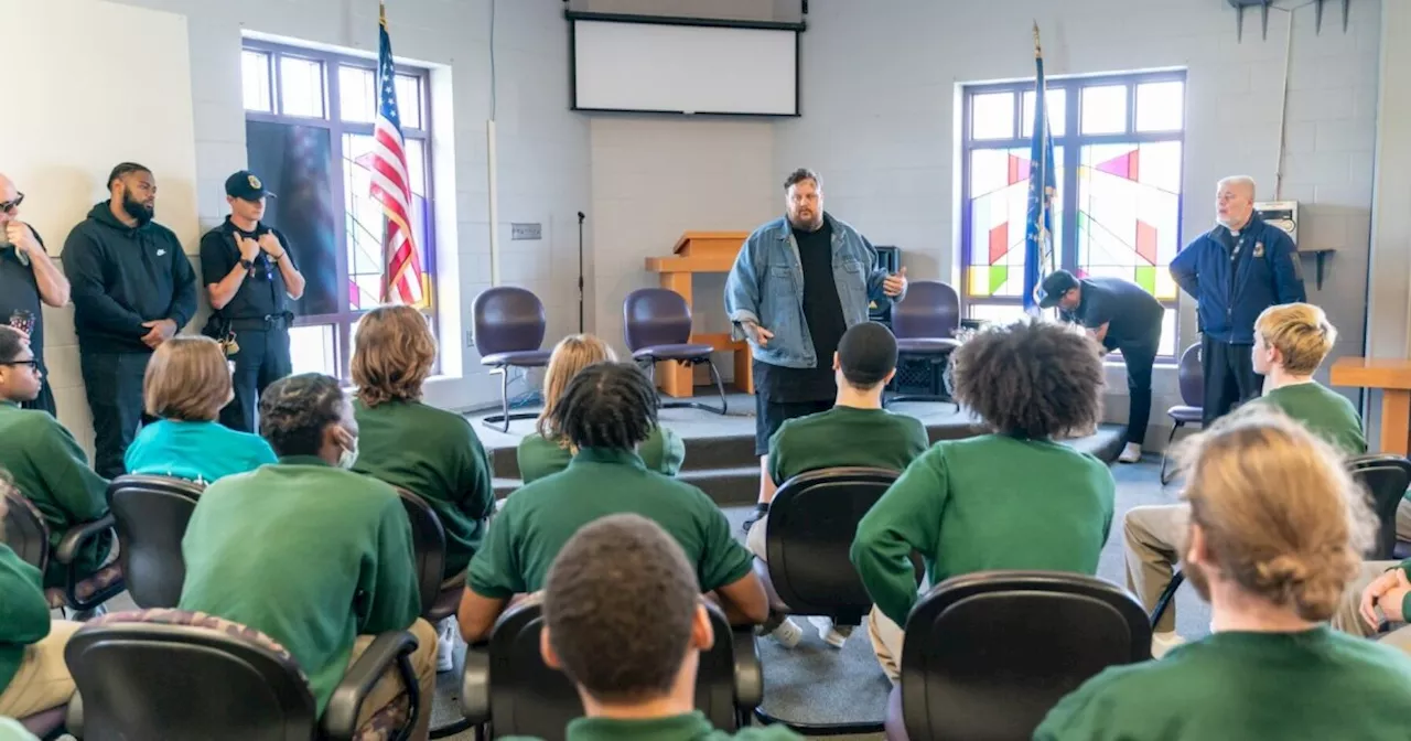 Jelly Roll visits Pendleton Juvenile Correctional Facility