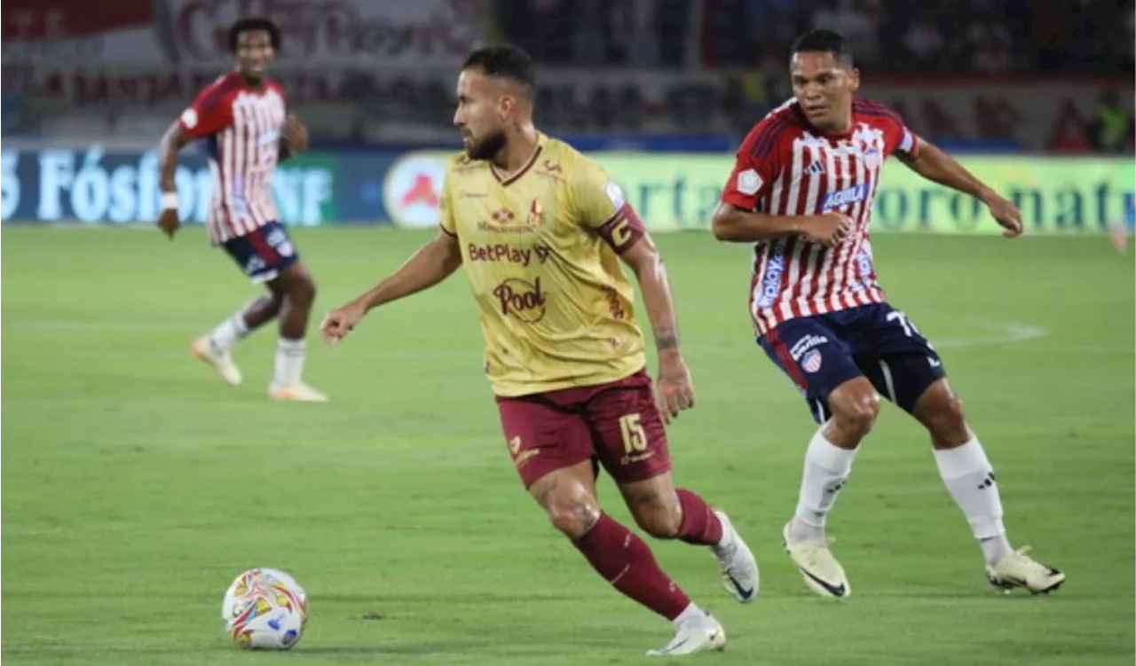 Tolima amargó al Junior y pasó a ser único líder de la Liga Betplay