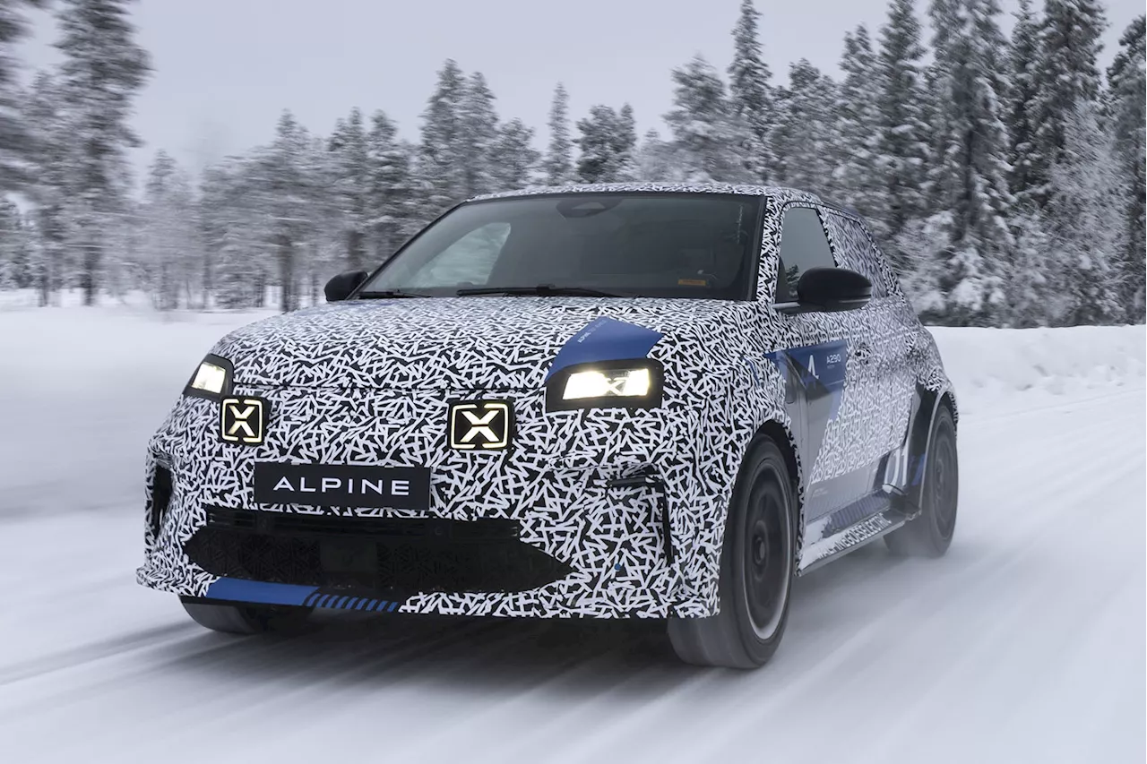 Alpine A290 on sale in 2024 as feisty electric hot hatch