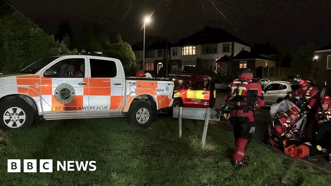 Leicester: Major search for two-year-old boy who fell into river