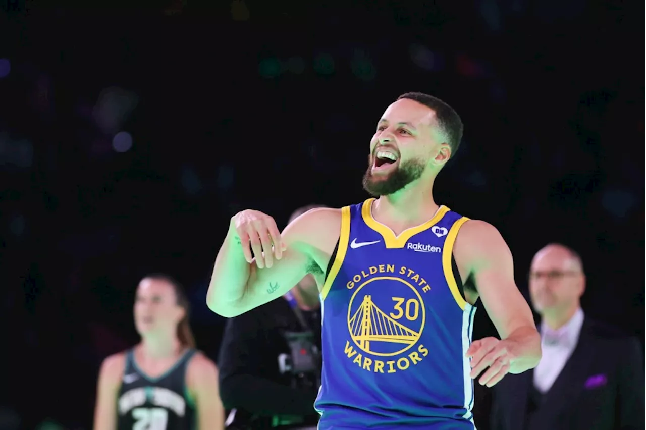 Steph Curry defeats Sabrina Ionescu in groundbreaking All-Star 3-point challenge