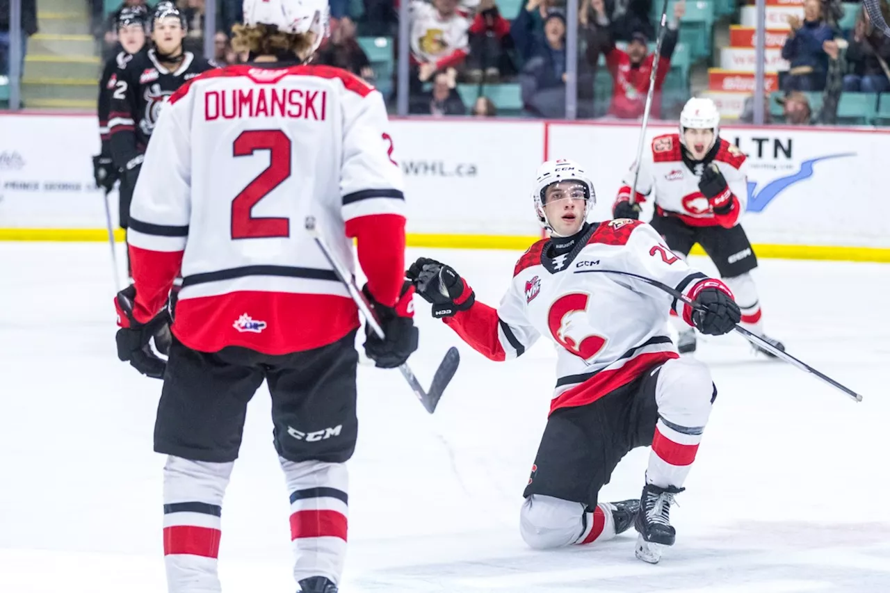 Cougars clinch playoff spot in shootout loss in Kamloops