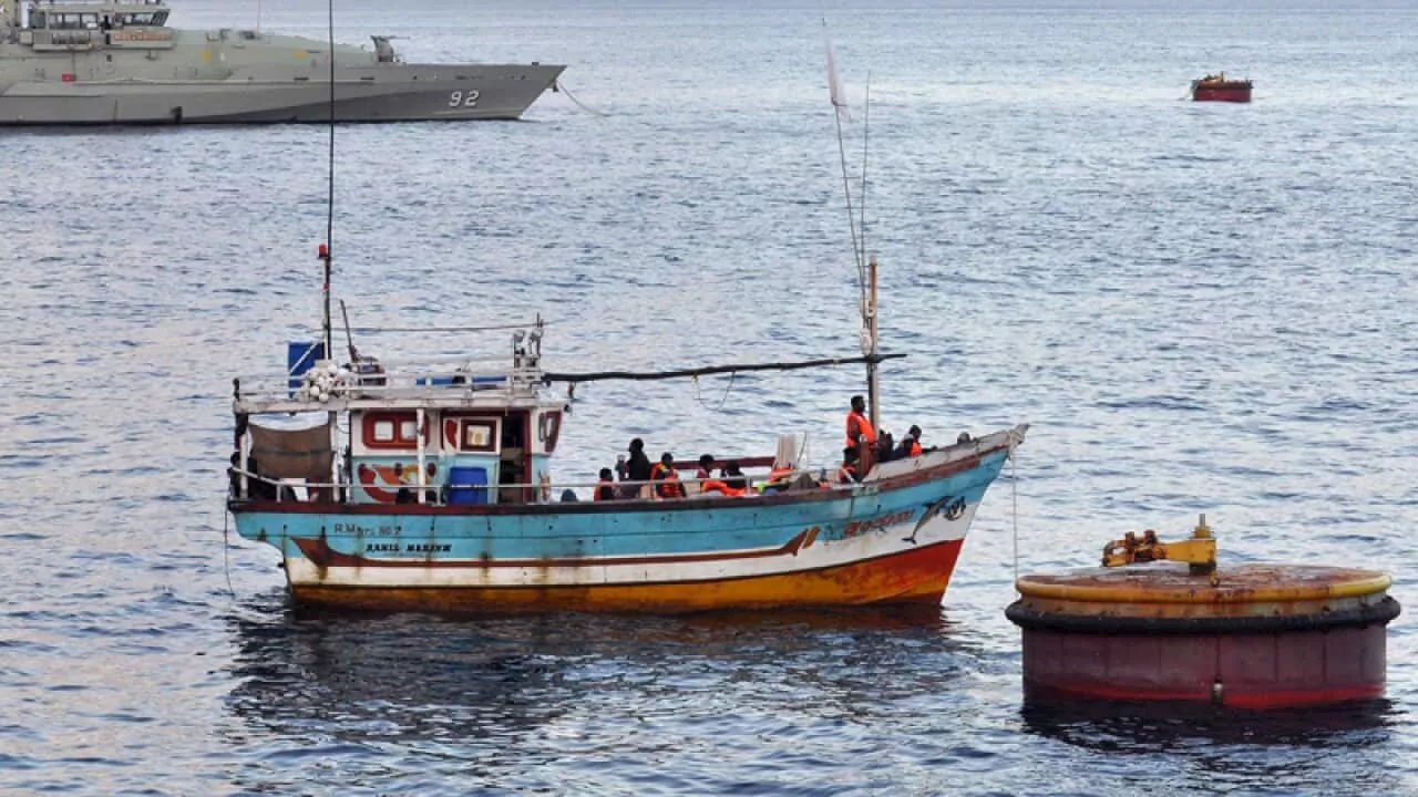 Boat carrying men from Indonesia lands in Australia's far north