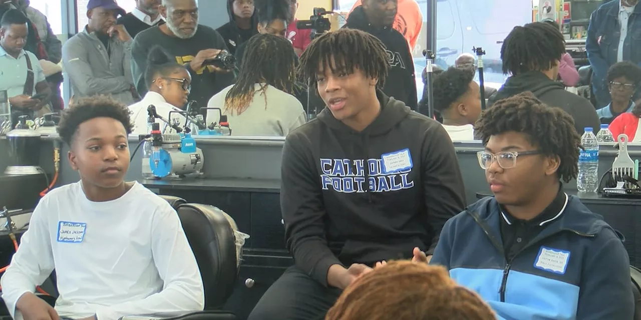 Montgomery students take part in gun violence “barbershop talk”