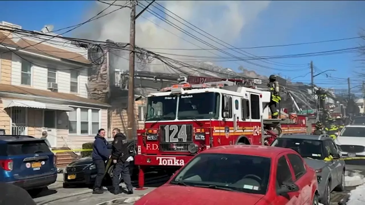 Mother, children among several injured after rescue from Queens house fire