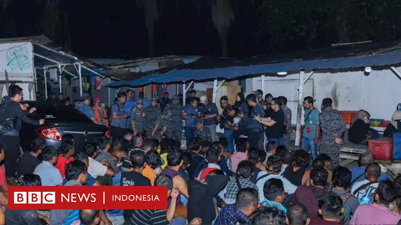 TKI Malaysia: 130 TKI ilegal ditangkap, dituduh mendirikan 'perkampungan tak berizin' - 'Saya mau urus 'pemutihan', tapi ditipu calo'