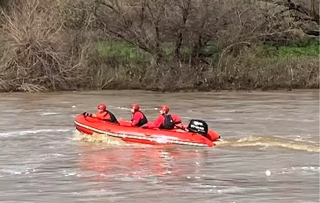 Paso Robles crews rescue three people stranded in flooded Salinas riverbed