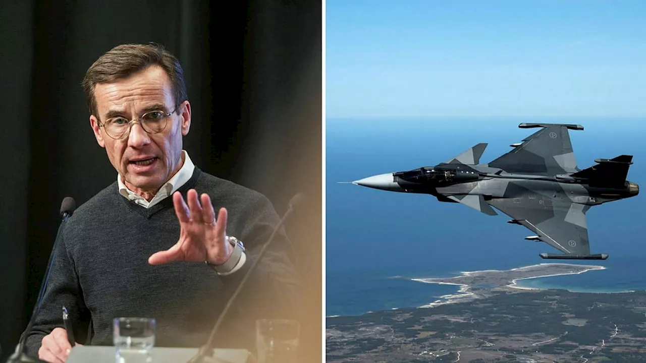 Kristersson bekräftar: Ska prata Gripen med Orbán