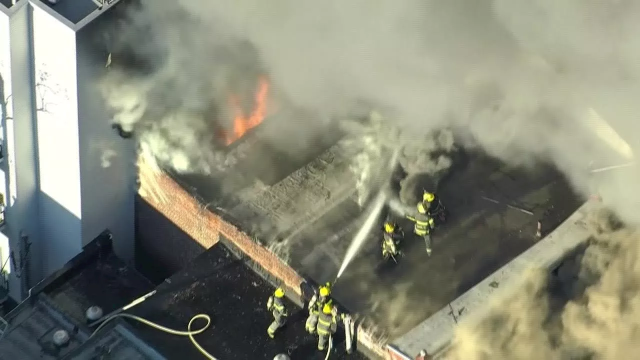 Crews respond to large, multi-alarm fire in Philadelphia’s Francisville neighborhood