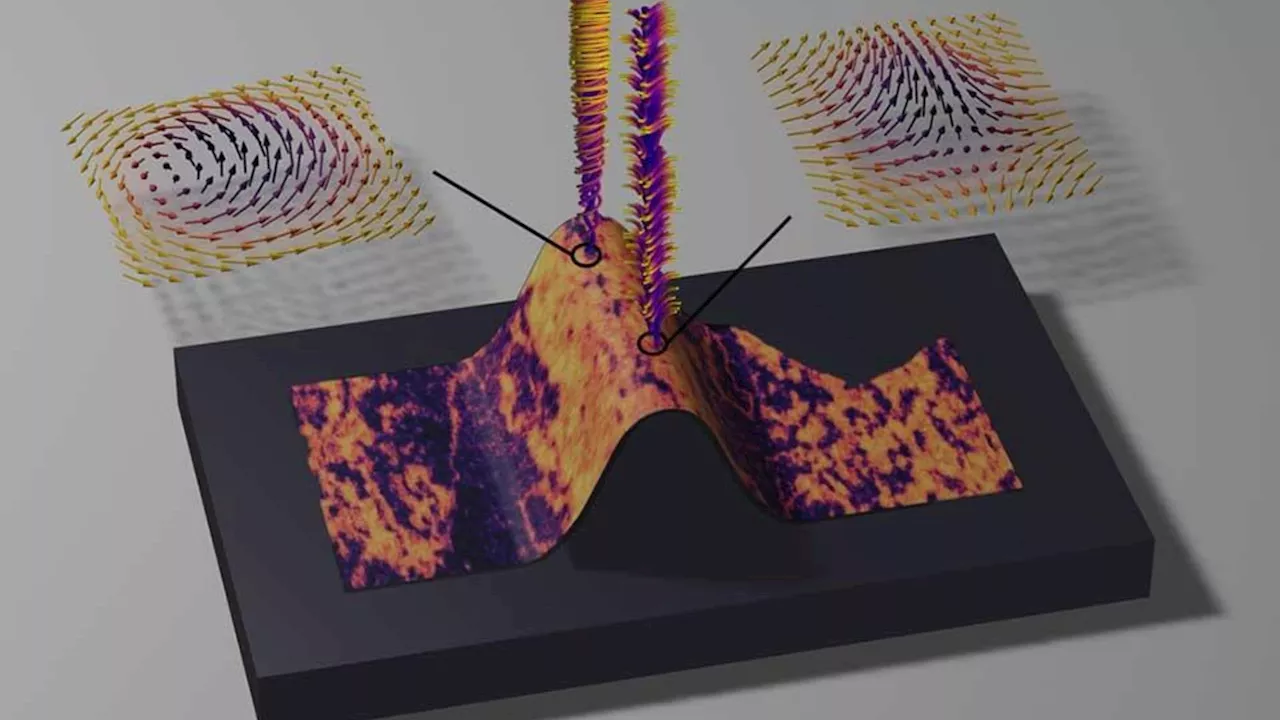 Oxford-made magnetic whirls could transfer data at kilometers per second