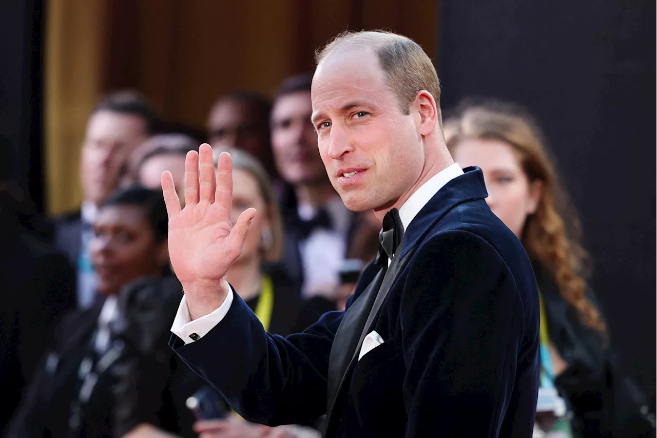 Il principe William ai Bafta senza Kate: «Mi dispiace, non ho visto tutti i film»