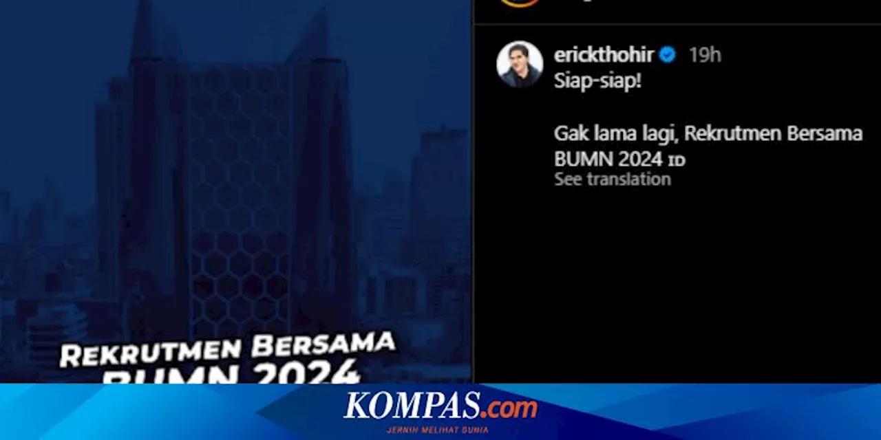 Rekrutmen Bersama BUMN Dibuka Maret 2024, Siapa Saja yang Bisa Mendaftar?