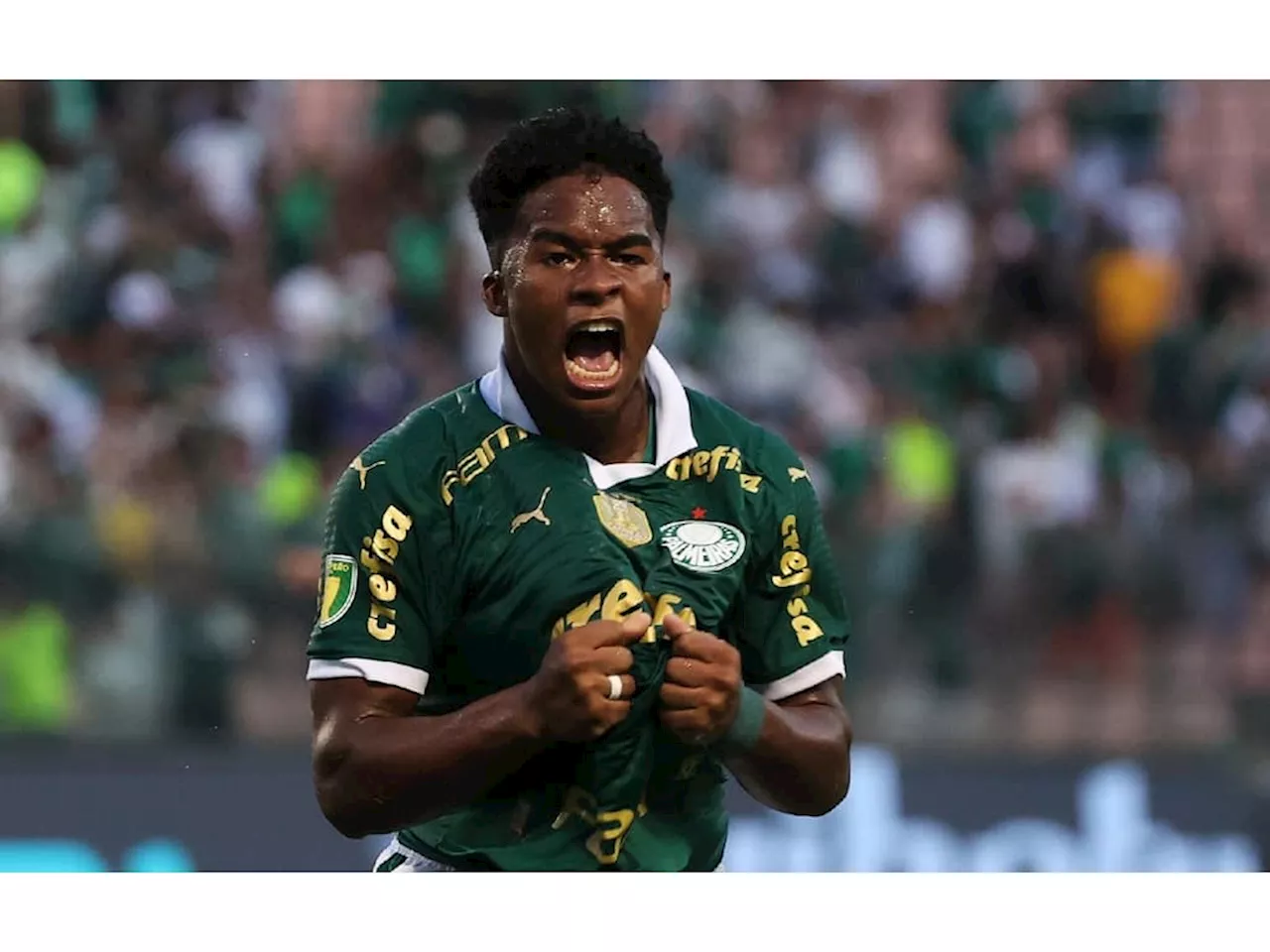 Endrick atinge nova meta com o Palmeiras e valor da transferência para o Real Madrid aumenta