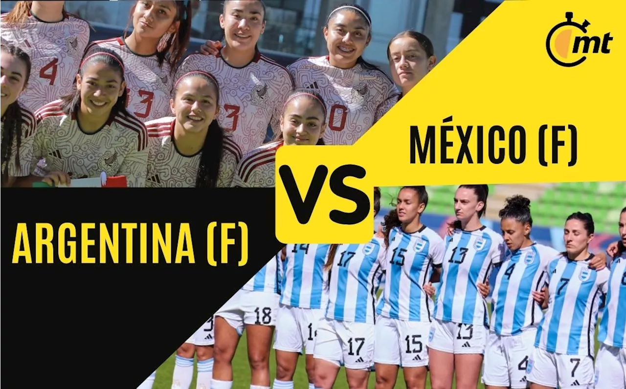 ¿A qué hora juega México vs Argentina? Dónde VER GRATIS Copa Oro Femenil HOY