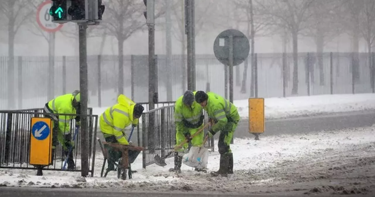 Full list of worst hit counties areas as Met Eireann confirm snow blast