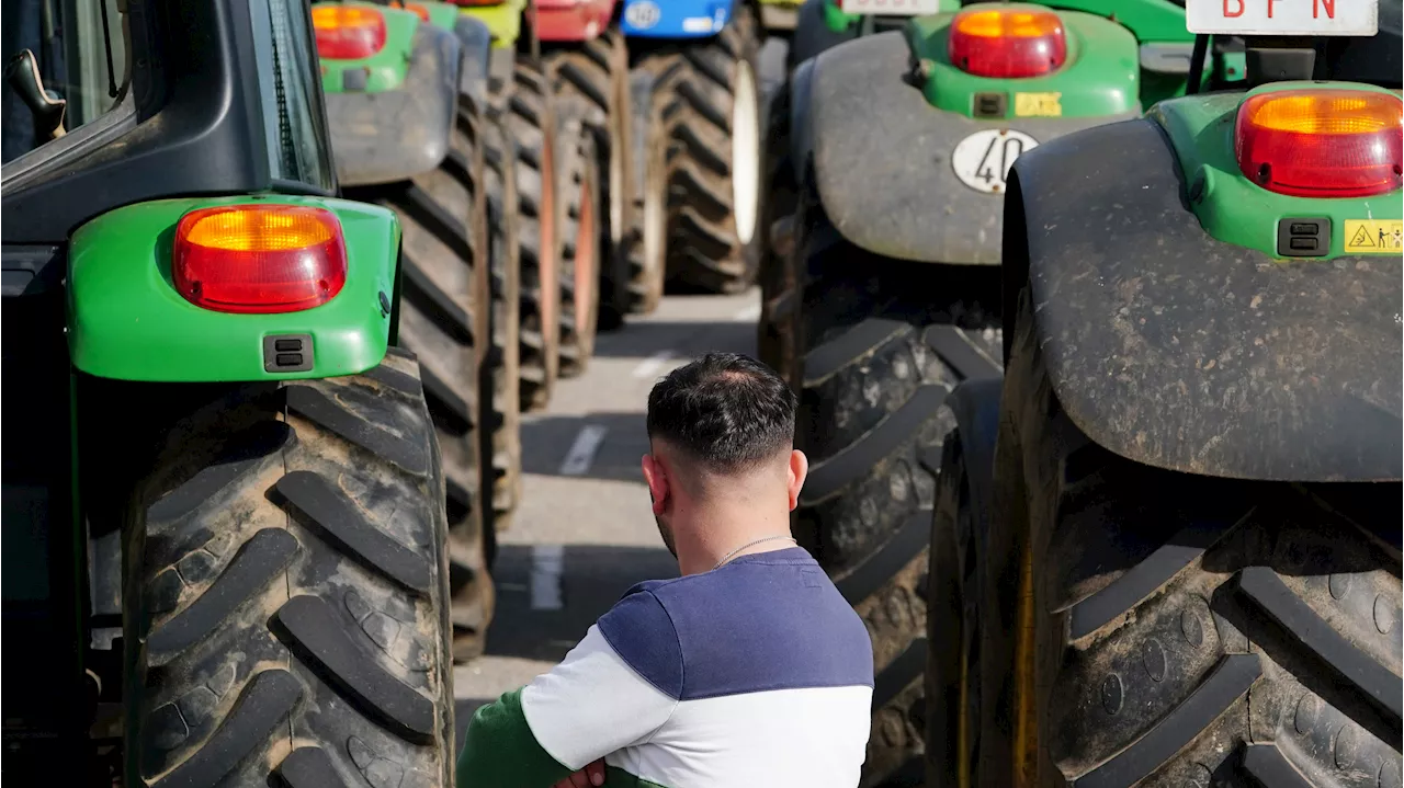 Los agricultores preparan una tractorada masiva en Madrid en una nueva jornada de protestas