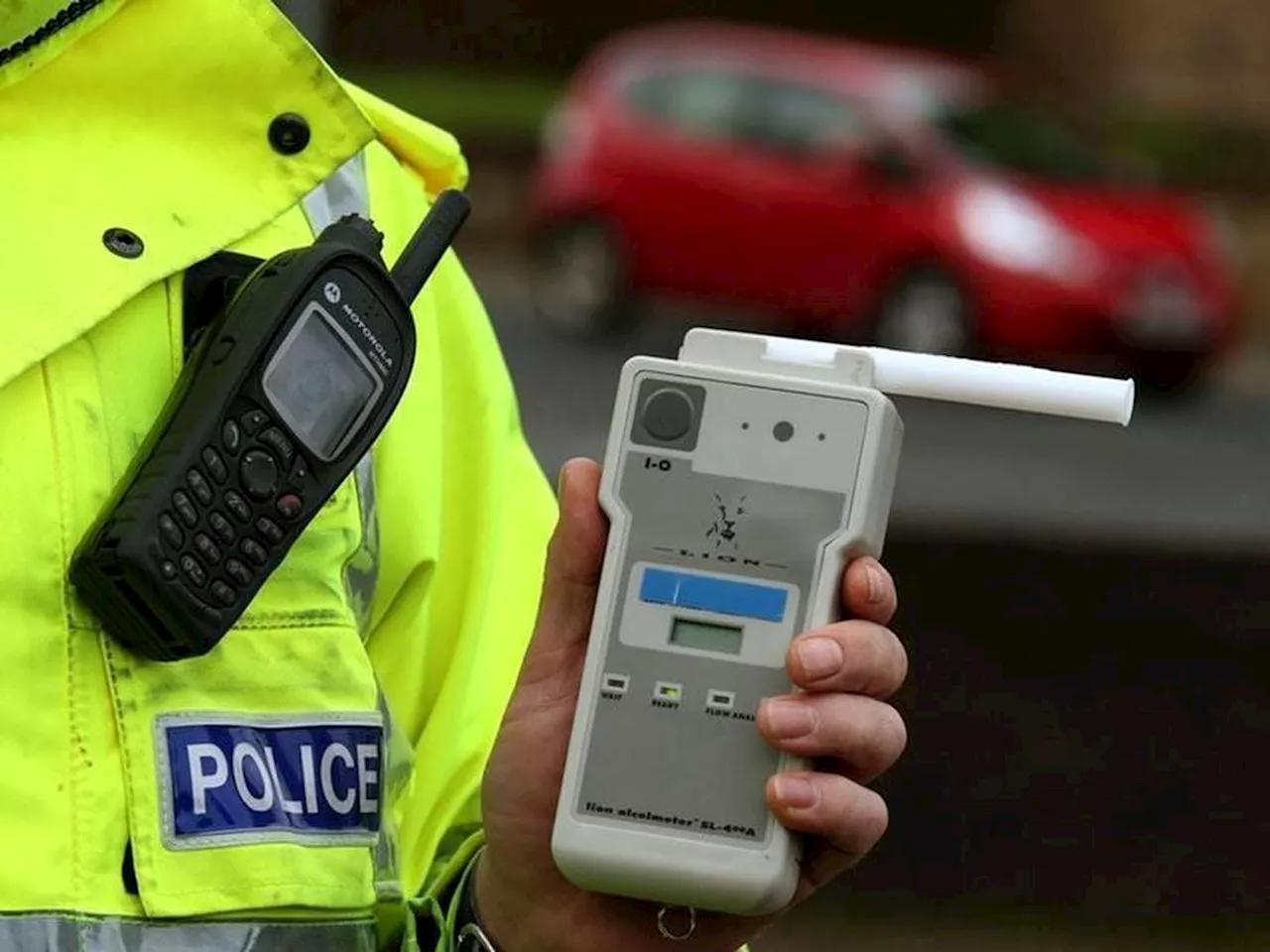 Suspected drink driver arrested after van crashes into telegraph pole