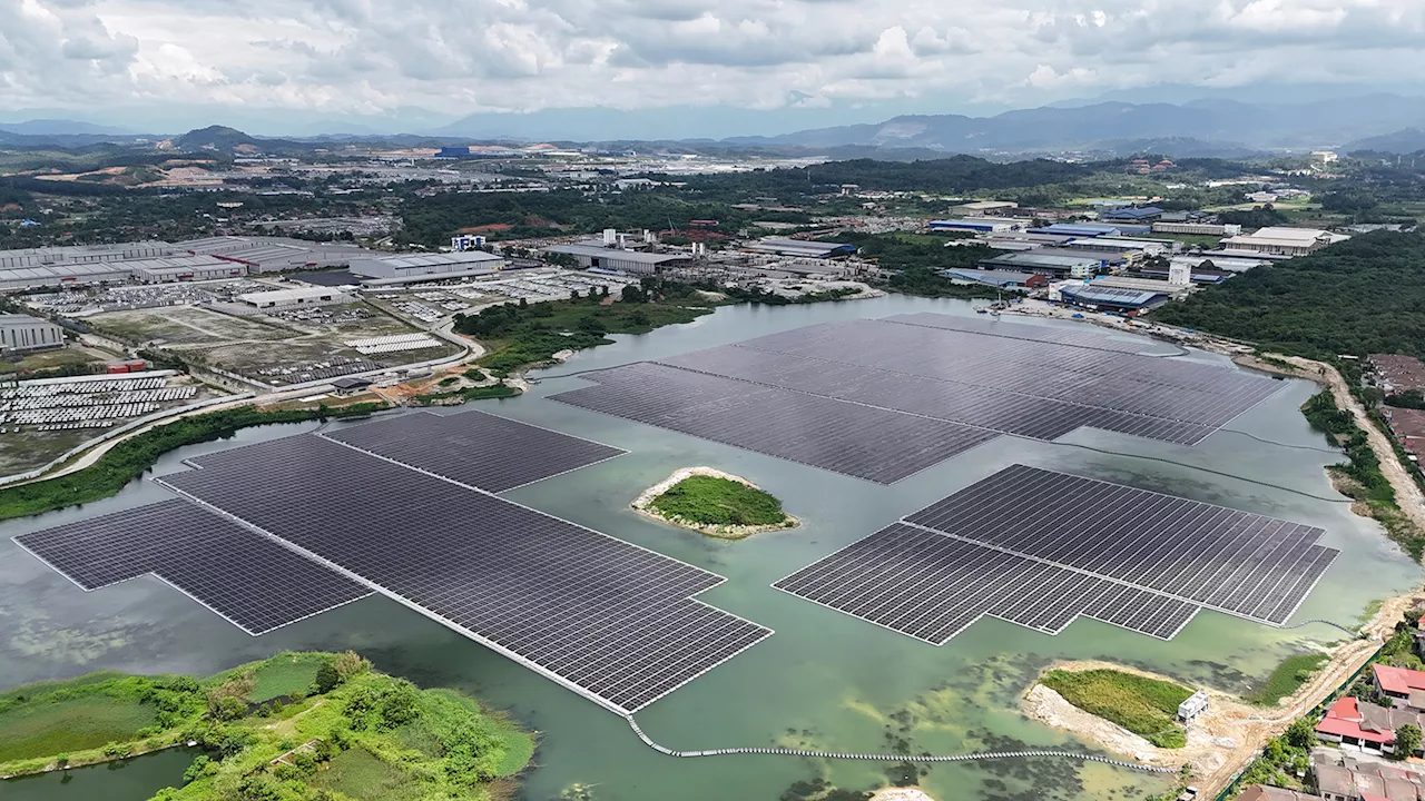 Tan Chong Group unveils 20MW floating solar power plant in Serendah