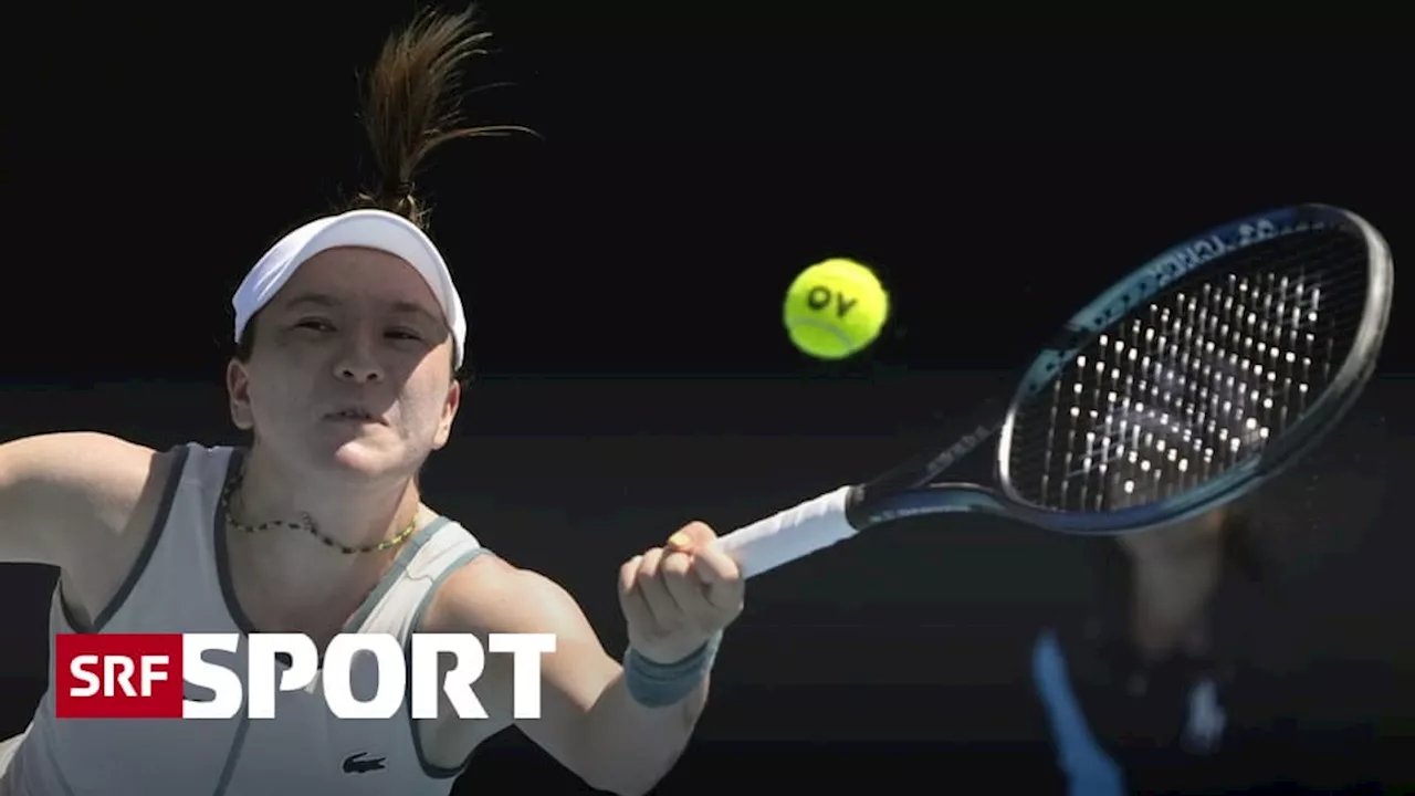  Ostapenko spielt gegen Sun ihre Erfahrung aus