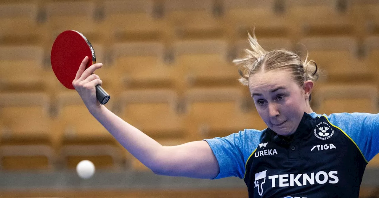 Bordtennis: Debutanten Matilda Hansson vann när Sveriges pingisdamer avslutade gruppspelet i lag-VM