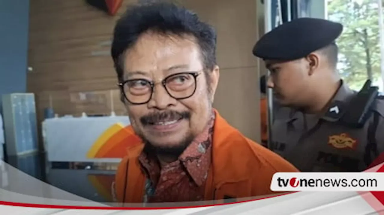 Jaksa KPK Bakal Dakwa SYL Terima Gratifikasi Rp44,5 Miliar