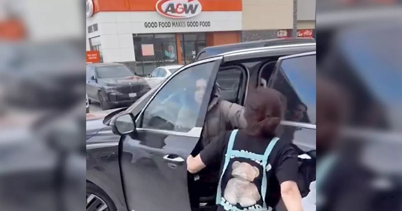 Viral video shows altercation outside of nail salon near Toronto