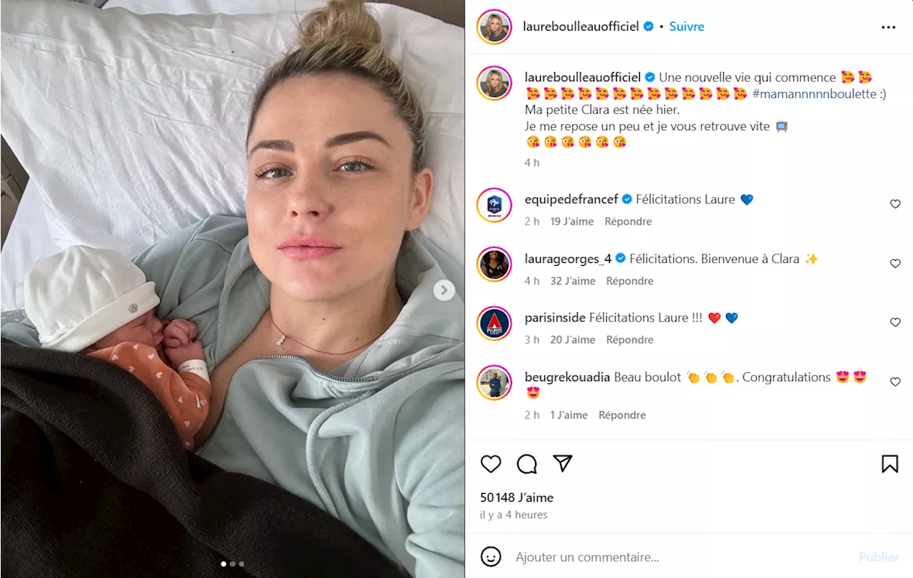 Laure Boulleau maman : première photo de sa fille à l’adorable prénom intemporel