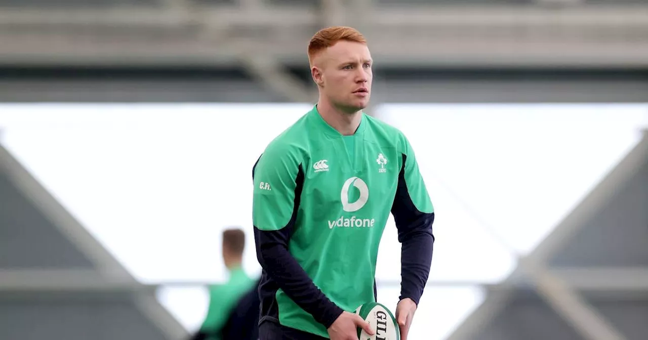 Ireland v Wales: Ciarán Frawley set to be named at fullback in place of injured Hugo Keenan